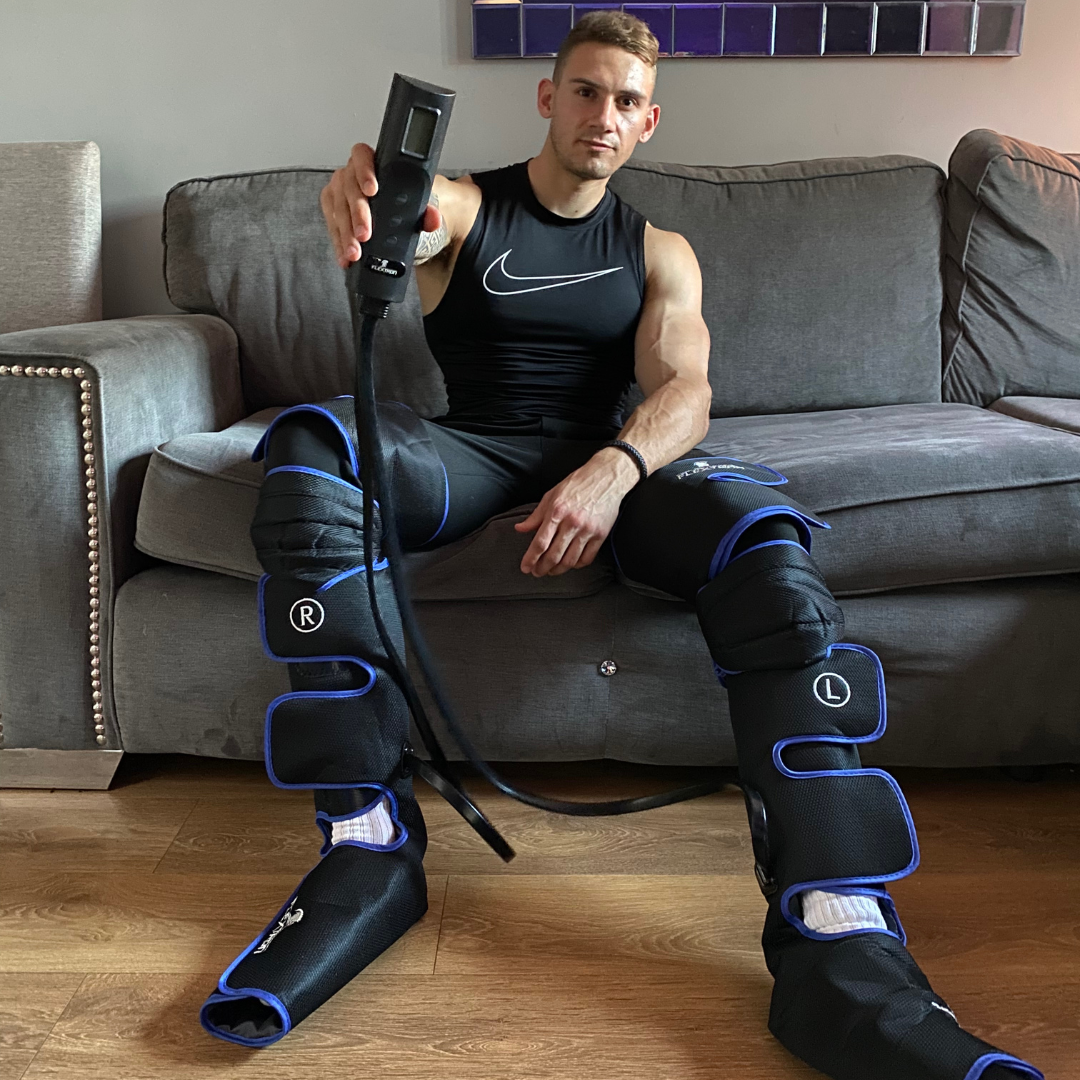 Flextron - V2.0 Leg Compression Massager- Recovery Support Boots